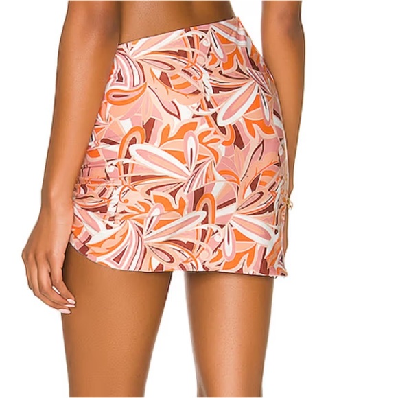 NWT L*space X Tessa Brooks Isla Skirt in Psychedelic Summer - Picture 4 of 7